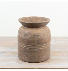 a charming earthy rustic vase 