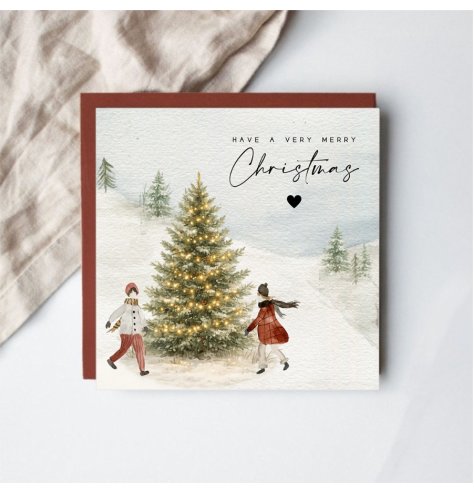 A delightful festive card perfect for heartfelt holiday wishes