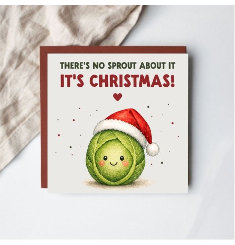 Share heartfelt messages with this stylish sprout-themed greeting card