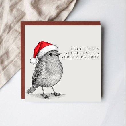 15cm Rudolf Smells Card