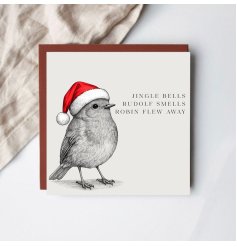 A playful festive card guaranteed to brighten up the Christmas season