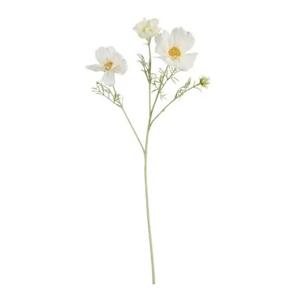 White Cosmos Artificial Stem Spray, 78cm