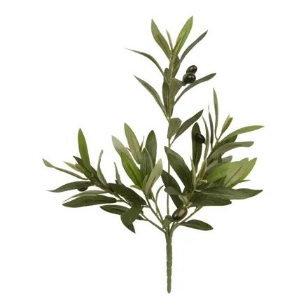 39cm Leaf Olive Spray
