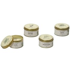 a assorted scented wax candle set 