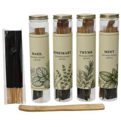 Expand your aromatherapy collection with this premium herbal-themed incense bundle
