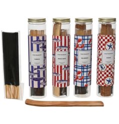 Elevate your home fragrance inventory with this striking nautical-themed incense set.