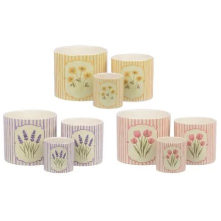 13cm Decal Planters