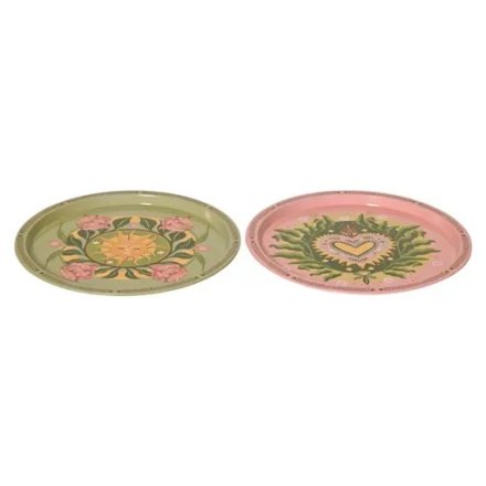 2/A Flower Plate, 32cm 