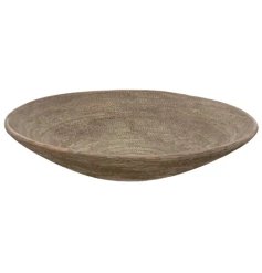 A beautifully textured rustic bowl to enhance your home decor
