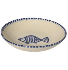 A charming costal fish design bowl 