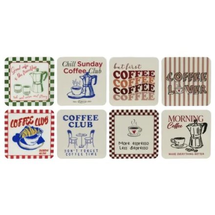 8/A Coffee & Cafe Coaster, 9.5cm 