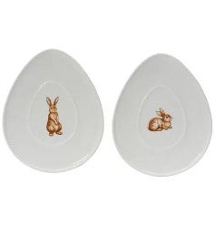 a charming easter egg design plate 