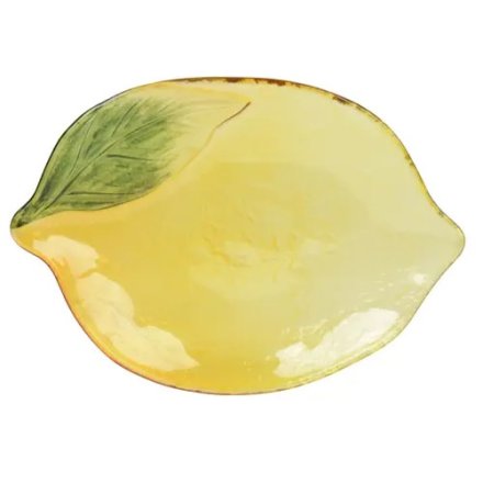 Lemon-Shaped Serving Platter, 23cm 
