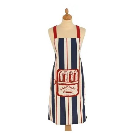 Vintage Sardine Tin Apron, 84cm