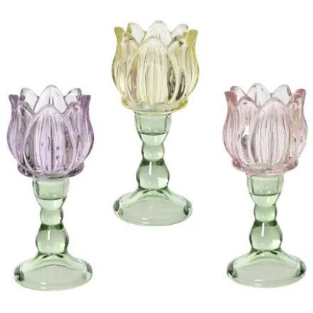 3/A  Tulip Candle Holder, 16cm 