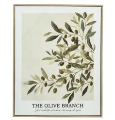 a charming olive design wall canvas 