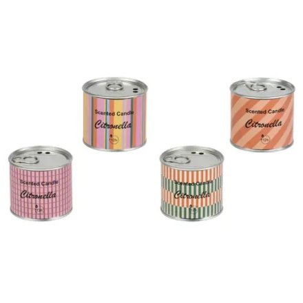 4/A Citronella Ring-Pull Candle, 7.7cm 