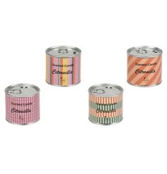  Novelty silver metal cans with an authentic ring-pull lid and colorful graphic wraps.