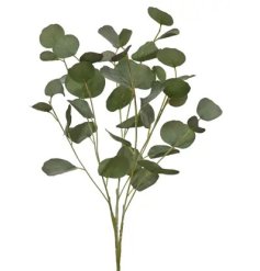 Bring an effortless touch of organic, modern texture to your home decor with this lifelike faux silver dollar eucalyptus