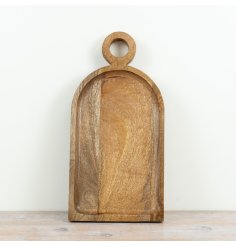 a mango wood chopping board with a rustic vibe 