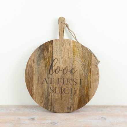 Love At First Slice Board, 45cm 