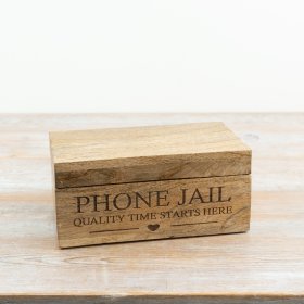 elegant mango wood phone holder for mindful moments