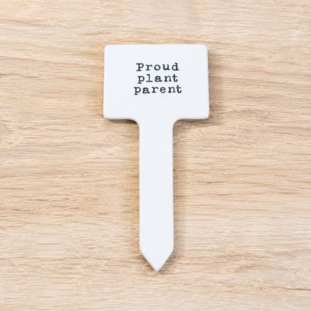 Proud Plant Parent Plant Label, 14cm