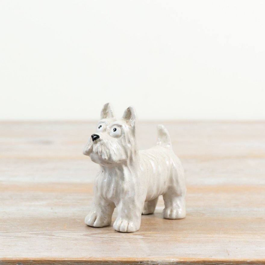  Ceramic Westie Terrier, 10.5cm 