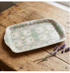 a charming william morris design serving tray 
