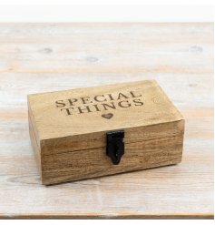 A delightful keepsake box perfect for jewellery, letters or treasured mementos
