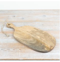 A natural wooden board for chopping, serving and relaxed rustic entertaining
