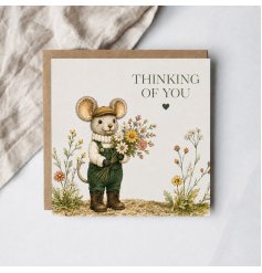 an adorable mouse card sending thoughtful wishes
