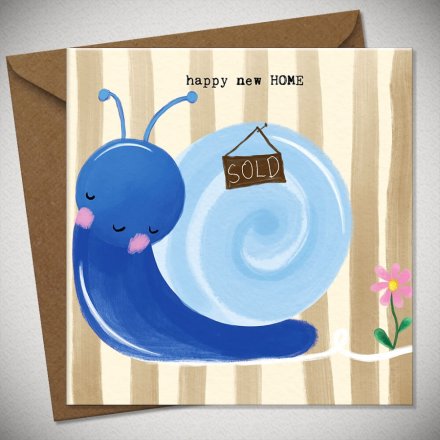 SOLD - Happy New Home Card, 15cm