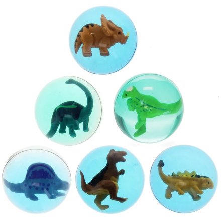 Vibrant and playful bouncy balls with dinosaur designs for endless fun