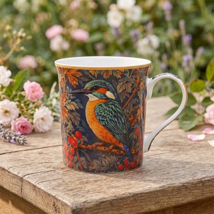 William Morris KIngfisher Mug, 12cm 