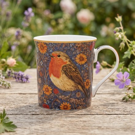 William Morris Robin Mug, 12cm 