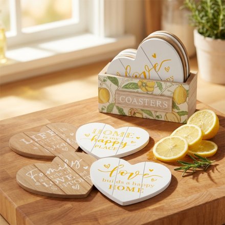 Fruit Heart Coaster, 11cm 
