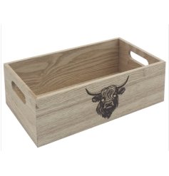 charming storage box infuses any space with cosy, countryside farmhouse style