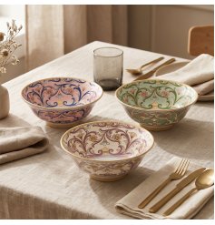 Upgrade your everyday dining experience with our Mediterranean-inspired ceramic bowls.