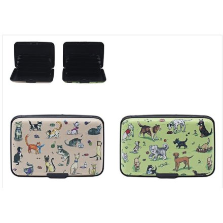 2/A Cat & Dog Card Protectors, 11cm 