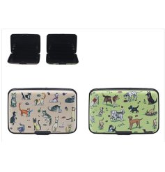 a simple credit card protecter with cat and dog design 
