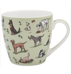 Bring a splash of fun to your morning with our Hot Dogs Breakfast Mug