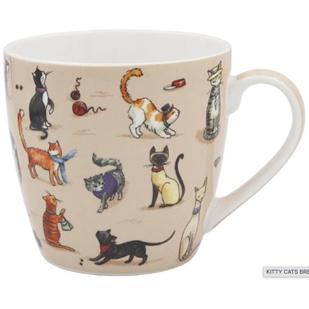 Breakfast Mug Kitty Cats 13cm 