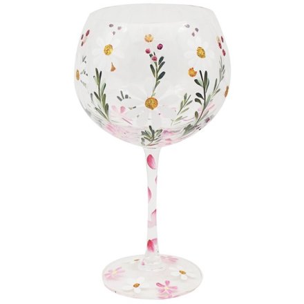 Daisies Gin Glass, 22cm 