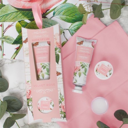 Redoute Rose Hand & Lip Care Duo