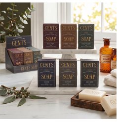Elegant hand soap bars in assorted scents and shades, ideal for gifting