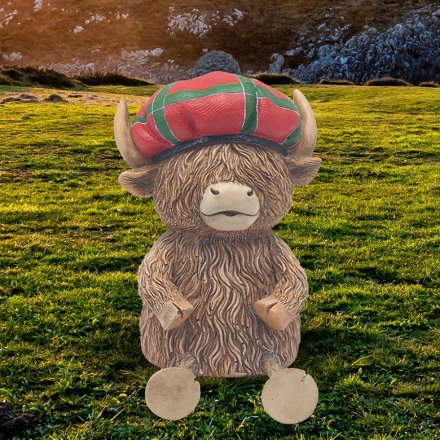 Highland Cow Money Bank, 15cm 