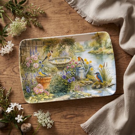 Garden Birds Small Tray 
