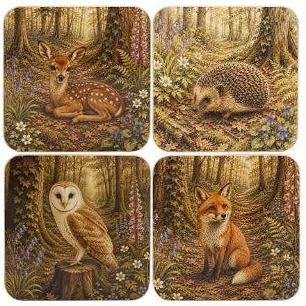 S/4 Wildlife Coasters 4/A 