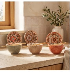 a charming patterned bowl 